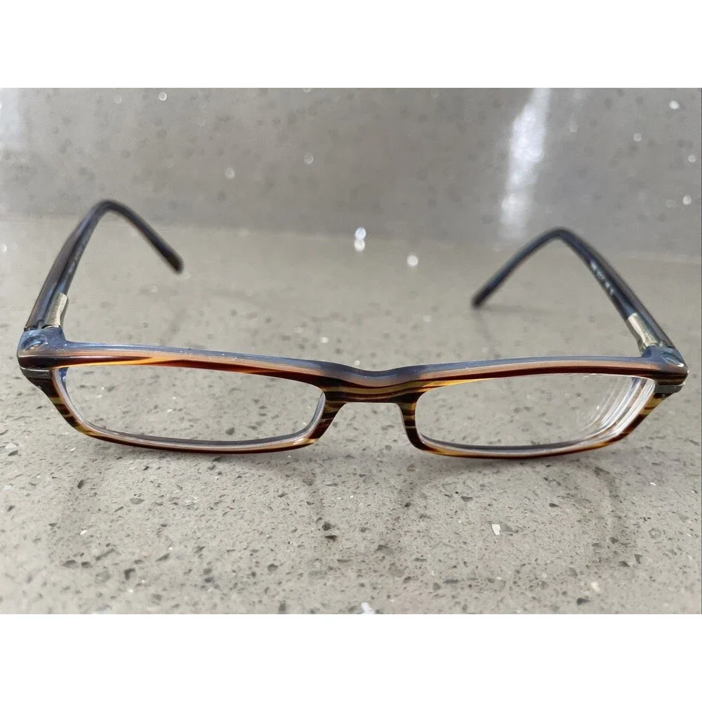 TAKUMI T9658 FRAMES ONLY EYEGLASSES 52-17-140 15 Eyewear brown rectangle